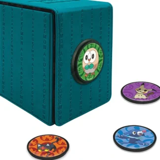Outlet Pokemon TCG: Alola Alcove Click Deck Box - Miniature Marvels: Airplane Models & Painted Dice Accessories