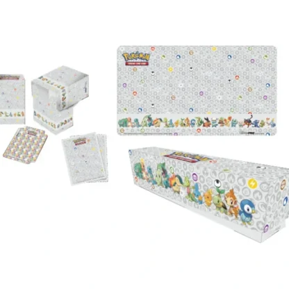 Hot Pokemon TCG: First Partner Accessory Bundle - Miniature Marvels: Airplane Models & Painted Dice Accessories