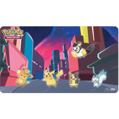 Store Pokemon TCG: Gallery Series: Shimmering Skyline Playmat - Miniature Marvels: Airplane Models & Painted Dice Accessories