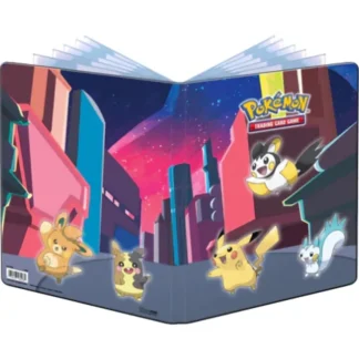 Store Pokemon TCG: Gallery Series: Shimmering Skyline 9-Pocket Portfolio - Miniature Marvels: Airplane Models & Painted Dice Accessories