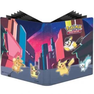 Clearance Pokemon TCG: Gallery Series: Shimmering Skyline 9-Pocket PRO Binder - Miniature Marvels: Airplane Models & Painted Dice Accessories