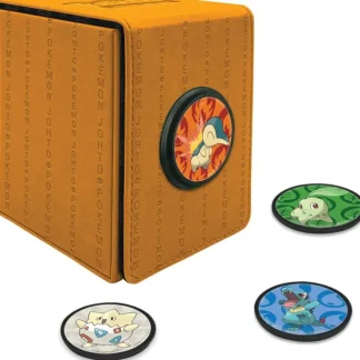 Clearance Pokemon TCG: Johto Alcove Click Deck Box - Miniature Marvels: Airplane Models & Painted Dice Accessories