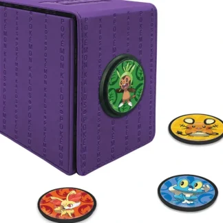 Clearance Pokemon TCG: Kalos Alcove Click Deck Box - Miniature Marvels: Airplane Models & Painted Dice Accessories