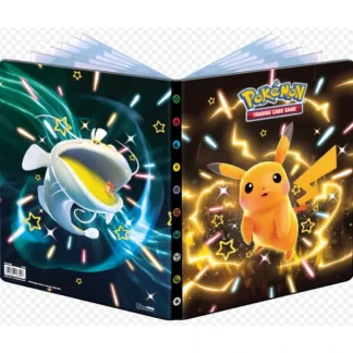 Cheap Pokemon TCG: Scarlet & Violet 4.5 9-Pocket Portfolio - Miniature Marvels: Airplane Models & Painted Dice Accessories
