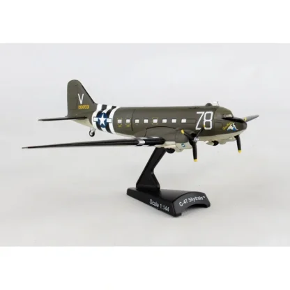 Postage Stamp PS5558-3 1:144 C-47 Skytrain - Miniature Marvels: Airplane Models & Painted Dice* Airplane Model