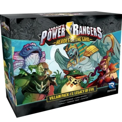 Discount Power Rangers - Heroes of the Grid: Villain Pack #3 - Legacy of Evil RGS 02167 - Miniature Marvels: Airplane Models & Painted Dice Board Game