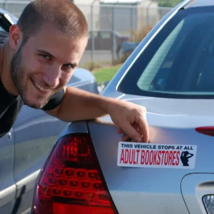 Best 4 Prank Car Magnets - I Love Porn, Closet Queen, Adult Bookstores, etc FUNNY!!! - Miniature Marvels: Airplane Models & Painted Dice Egpull