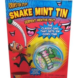 Online PRANK SNAKE CANDY MINT TIN - Funny Jumping Spring - GaG Joke Prank Novelty Toy - Miniature Marvels: Airplane Models & Painted Dice Egpull