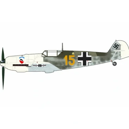 Pre Order Hobby Master HA8723 1:48 BF 109E-3 "Karl Wolff" Yellow 15, III/JG 52, France, August 1940 - Miniature Marvels: Airplane Models & Painted Dice* Airplane Model