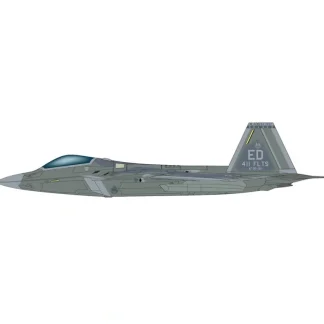Pre Order Hobby Master HA2829 1:72 F-22 Raptor (with steathy pods) AF06-132, 411 FLTS, Edwards AFB, 2022 - Miniature Marvels: Airplane Models & Painted Dice* Airplane Model
