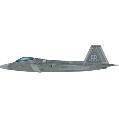 Pre Order Hobby Master HA2829 1:72 F-22 Raptor (with steathy pods) AF06-132, 411 FLTS, Edwards AFB, 2022 - Miniature Marvels: Airplane Models & Painted Dice* Airplane Model
