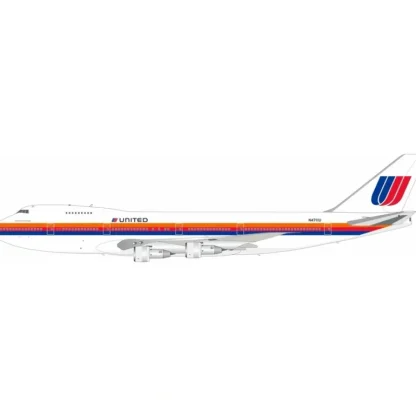 Pre-Order B-Models B-741-4711 1:200 United Airlines Boeing 747-100 N4711UA - Miniature Marvels: Airplane Models & Painted Dice* Airplane Model