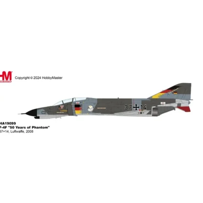 Pre-Order Hobby Master HA19099 1:72 F-4F "50 Years of Phantom" 37+14, Luftwaffe, 2008 - Miniature Marvels: Airplane Models & Painted Dice* Airplane Model