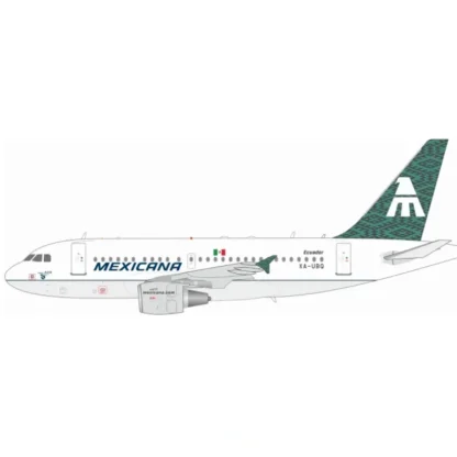 Pre-Order Inflight IF318MX0824 1:200 Mexicana Airbus A318-111 XA-UBQ - Miniature Marvels: Airplane Models & Painted Dice* Airplane Model
