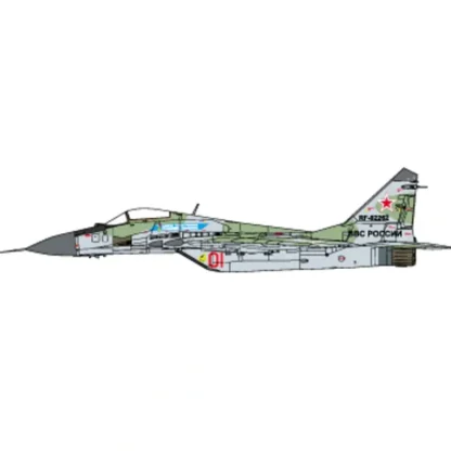 Pre-Order JC Wings CW-72-MG29-013 MIG-29E Fulcrum, Russian Air Force, Lipetsk AB, Russia, Hero of Russia General Sulbek Oskanov, 2015 - Miniature Marvels: Airplane Models & Painted Dice* Airplane Model
