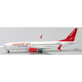 New Pre-Order JC Wings JC4ESR133 1:400 Eastar Jet Boeing 737 MAX 8 HL8340 - Miniature Marvels: Airplane Models & Painted Dice Airplane Model