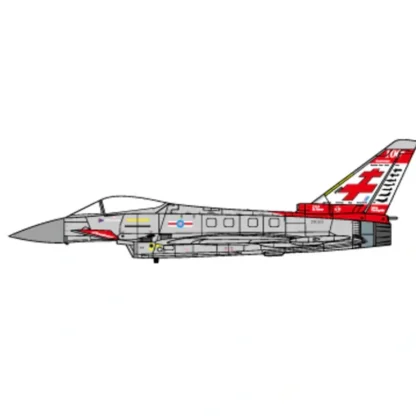 Best Pre-Order JC Wings JCW-72-2000-010 1:72 Eruofighter EF-2000 Typhoon FGR4 Royal Air Force No, 41(r) Squadron, "100th Anniversary Edition" - Miniature Marvels: Airplane Models & Painted Dice Airplane Model