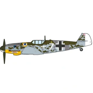 Store Pre-Order JC Wings JCW-72-BF109-002 1:72 BF-109G-6 Luftwaffe Elias Kuhlein JG51, Bulgaria 1944 - Miniature Marvels: Airplane Models & Painted Dice Airplane Model