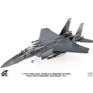 Best Sale Pre-Order JC Wings JCW-72-F15-025 1:72 F-15SG Strike Eagle Republic of Singapore Air Force, 428th Fighter Squadron "Buccaneers" 2011 - Miniature Marvels: Airplane Models & Painted Dice Airplane Model