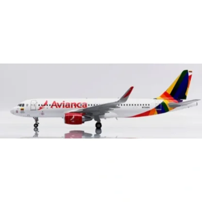 Shop Pre-Order JC Wings LHAVA2434 1:200 Avianca Airbus A320 N724AV "Pride" - Miniature Marvels: Airplane Models & Painted Dice Airplane Model