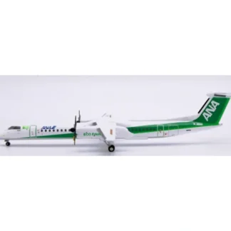 Outlet Pre-Order JC Wings SA4039 1:400 ANA Wings Bombardier Dash 8-Q400 "Eco Friendly Airline" Reg: JA858A - Miniature Marvels: Airplane Models & Painted Dice Airplane Model