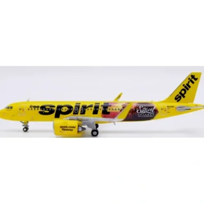 Cheap Pre-Order JC Wings SA4045 1:400 Spirit Airlines Airbus A320NEO "Spirit Untamed" Reg: N932NK - Miniature Marvels: Airplane Models & Painted Dice Airplane Model