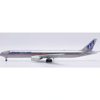 Store Pre-Order JC Wings XX40220 1:400 Boeing House Color 777-300 "Polished" N5014K - Miniature Marvels: Airplane Models & Painted Dice Airplane Model