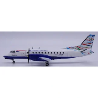 New Pre-Order JC Wings XX20400 1:200 British Airways Saab 340B "Waves of the City" Reg: G-LGNB - Miniature Marvels: Airplane Models & Painted Dice Airplane Model