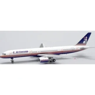Best Sale Pre-Order JC Wings XX4274 1:400 Britannia Airways Boeing 757-200 "Keep Duty Free" G-BYAK - Miniature Marvels: Airplane Models & Painted Dice Airplane Model