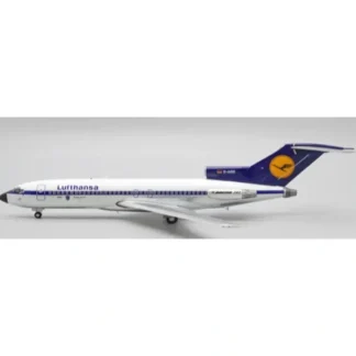 Clearance Pre-Order JC Wings XX20162 1:200 Lufthansa Boeing 727-100 "Polished" D-ABIO - Miniature Marvels: Airplane Models & Painted Dice Airplane Model