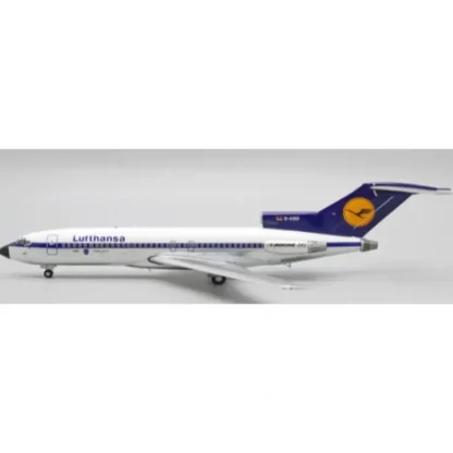 Clearance Pre-Order JC Wings XX20162 1:200 Lufthansa Boeing 727-100 "Polished" D-ABIO - Miniature Marvels: Airplane Models & Painted Dice Airplane Model