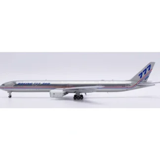 Pre-Order JC Wings XX40220A 1:400 Boeing House Color 777-300 "Polished" N5014K "Flaps Down" - Miniature Marvels: Airplane Models & Painted Dice* Airplane Model