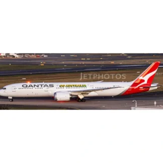 Store Pre-Order JC Wings XX20568A 1:200 Qantas Boeing 787-9 Dreamliner "Go Australia" Reg: VH-ZNH Flaps Down - Miniature Marvels: Airplane Models & Painted Dice Airplane Model