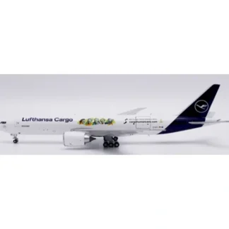 Cheap Pre-Order JC Wings XX40227C 1:400 Lufthansa Cargo Boeing 777F "cargohumancare.com""Interactive Series" Reg: D-ALFI - Miniature Marvels: Airplane Models & Painted Dice Airplane Model
