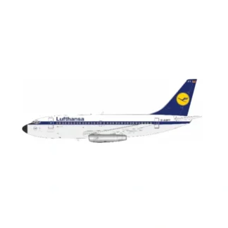 Clearance Pre-Order JFox JF-737-2-012 1:200 737-200 Lufthansa Reg. D-ABFT - Miniature Marvels: Airplane Models & Painted Dice Airplane Model
