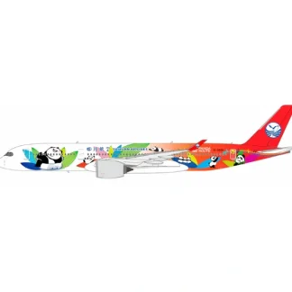 Store Pre-Order NG Models 39064 1:400 Sichuan Airlines A350-900 B-325J (Panda Route (ULTIMATE)) - Miniature Marvels: Airplane Models & Painted Dice Airplane Model