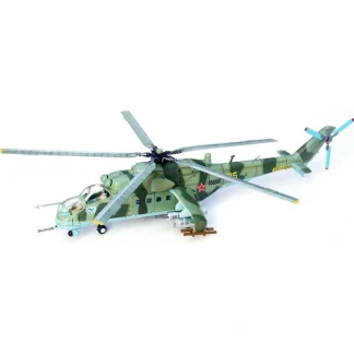 Flash Sale Pre-Order Panzerkampf 14005PC 1:72 Mi-24V Hind #05 Yellow, 262nd Separate Helicopter Squadron, Limited Contingent of Soviet Forces, Bagram Air Base, 1988 - Miniature Marvels: Airplane Models & Painted Dice Airplane Model
