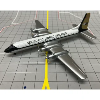 Cheap Pre-Order Sky Classics 1:200 Canadair CL-44 "Seaboard World" - Miniature Marvels: Airplane Models & Painted Dice Airplane Model