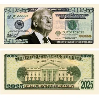 Hot 1000 - President Donald Trump 2025 Novelty Money Bills Party Fake Play MAGA Note - Miniature Marvels: Airplane Models & Painted Dice Egpull