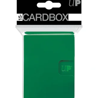 Online PRO 15+ Card Box 3-pack: Green - Miniature Marvels: Airplane Models & Painted Dice Accessories