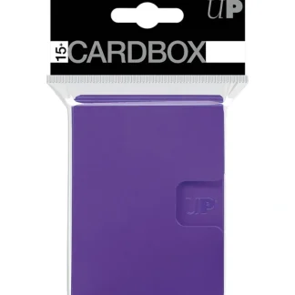 Cheap PRO 15+ Card Box 3-pack: Purple - Miniature Marvels: Airplane Models & Painted Dice Accessories