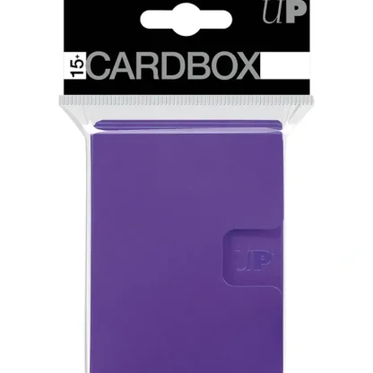 Cheap PRO 15+ Card Box 3-pack: Purple - Miniature Marvels: Airplane Models & Painted Dice Accessories