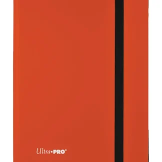 Clearance Pro-Binder: Eclipse 9-Pocket - Pumpkin Orange - Miniature Marvels: Airplane Models & Painted Dice Accessories