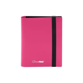 Fashion Pro-Binder: Eclipse 2-Pocket Hot Pink - Miniature Marvels: Airplane Models & Painted Dice Accessories