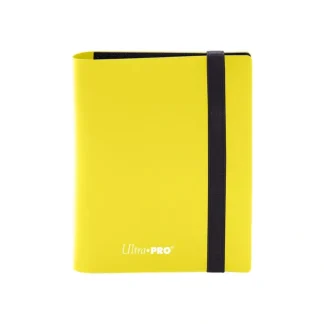 Sale Pro-Binder: Eclipse 2-Pocket Lemon Yellow - Miniature Marvels: Airplane Models & Painted Dice Accessories