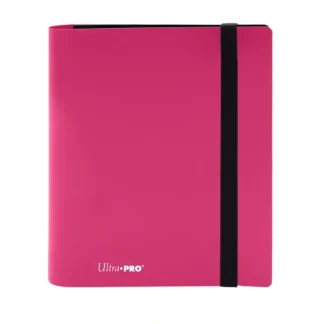 Hot Pro-Binder: Eclipse 4-Pocket Hot Pink - Miniature Marvels: Airplane Models & Painted Dice Accessories