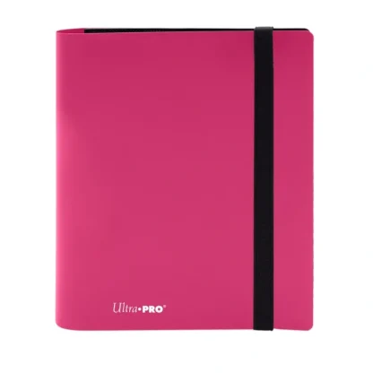 Hot Pro-Binder: Eclipse 4-Pocket Hot Pink - Miniature Marvels: Airplane Models & Painted Dice Accessories