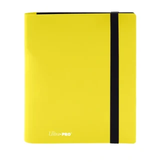 Best Sale Pro-Binder: Eclipse 4-Pocket Lemon Yellow - Miniature Marvels: Airplane Models & Painted Dice Accessories