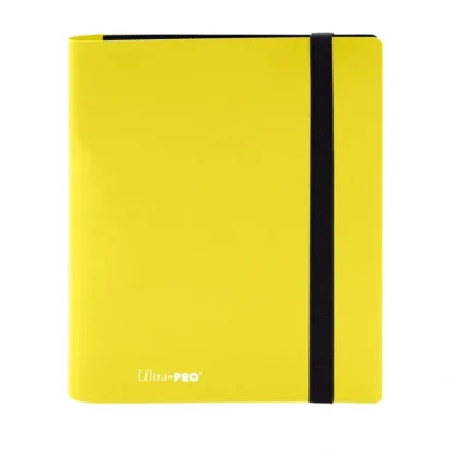 Best Sale Pro-Binder: Eclipse 4-Pocket Lemon Yellow - Miniature Marvels: Airplane Models & Painted Dice Accessories