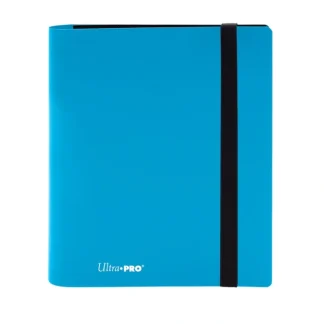 Store Pro-Binder: Eclipse 4-Pocket Sky Blue - Miniature Marvels: Airplane Models & Painted Dice Accessories